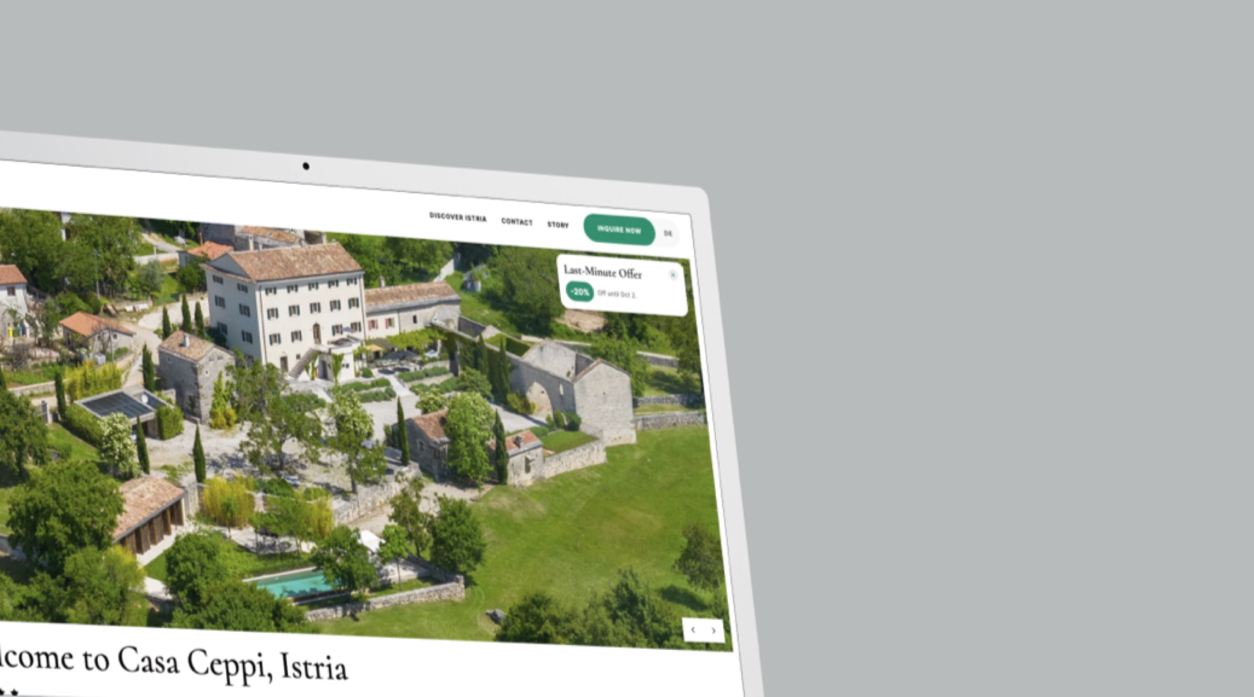webseite fuer ferienhaus